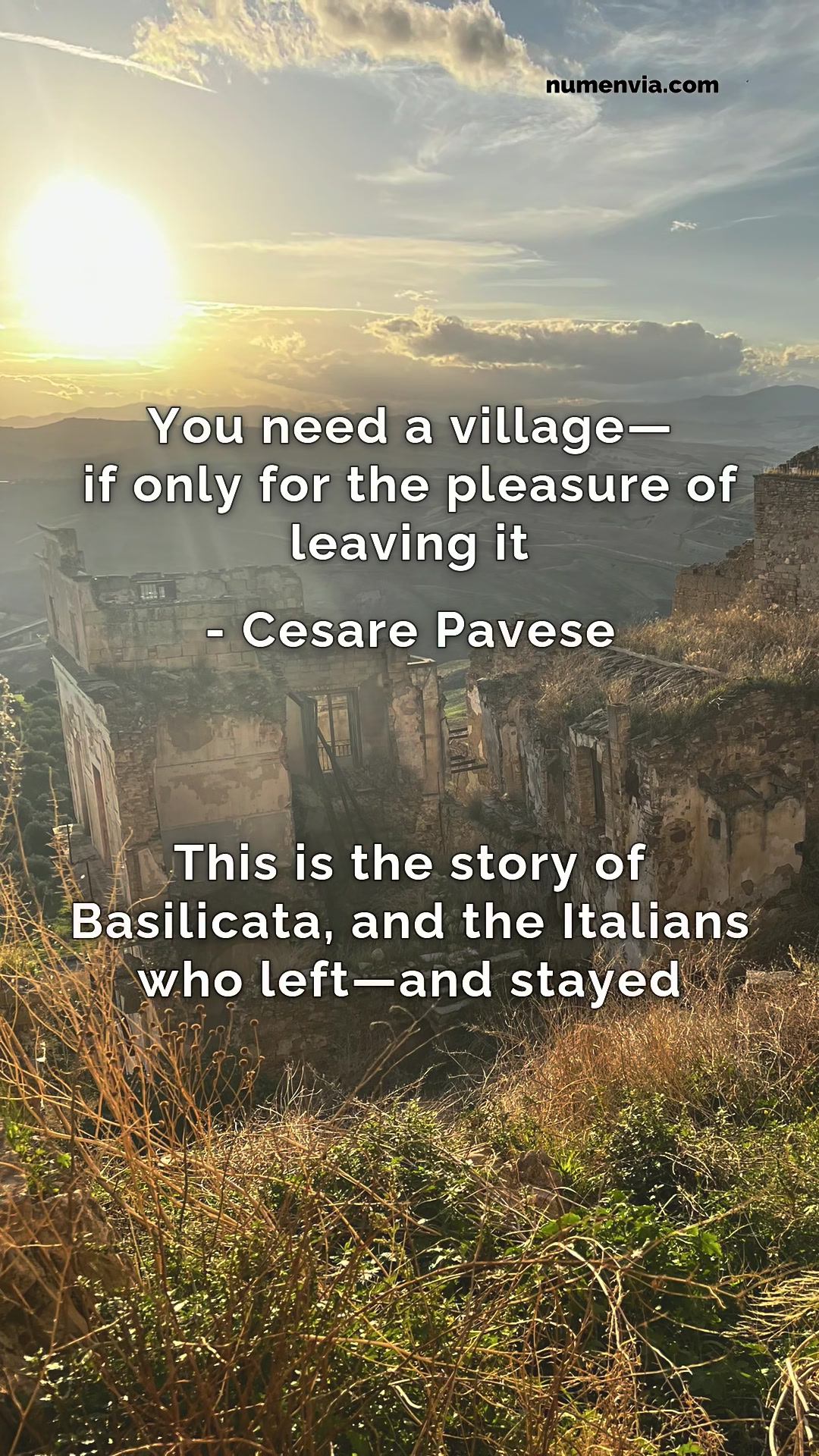 You need a village: the story of the Lucani