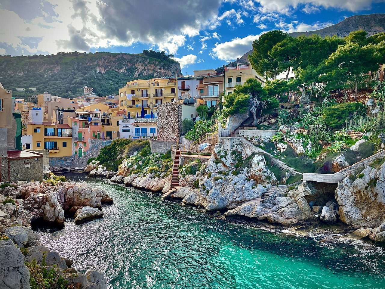 Sicilian coastline