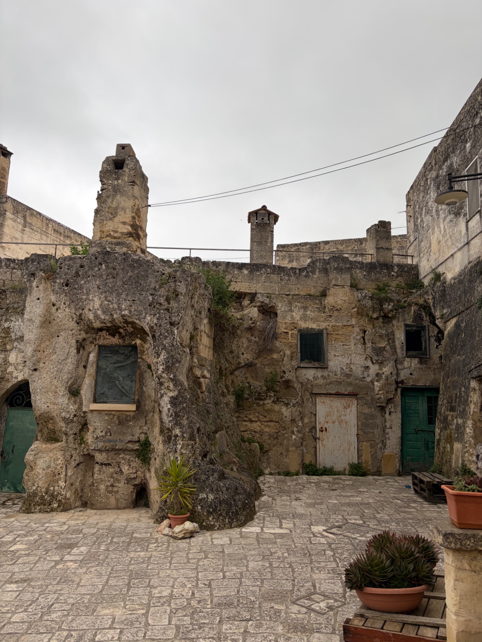 Communal ovens where the women baked bread. Tomorrow we will be baking Matera bread ourselves!