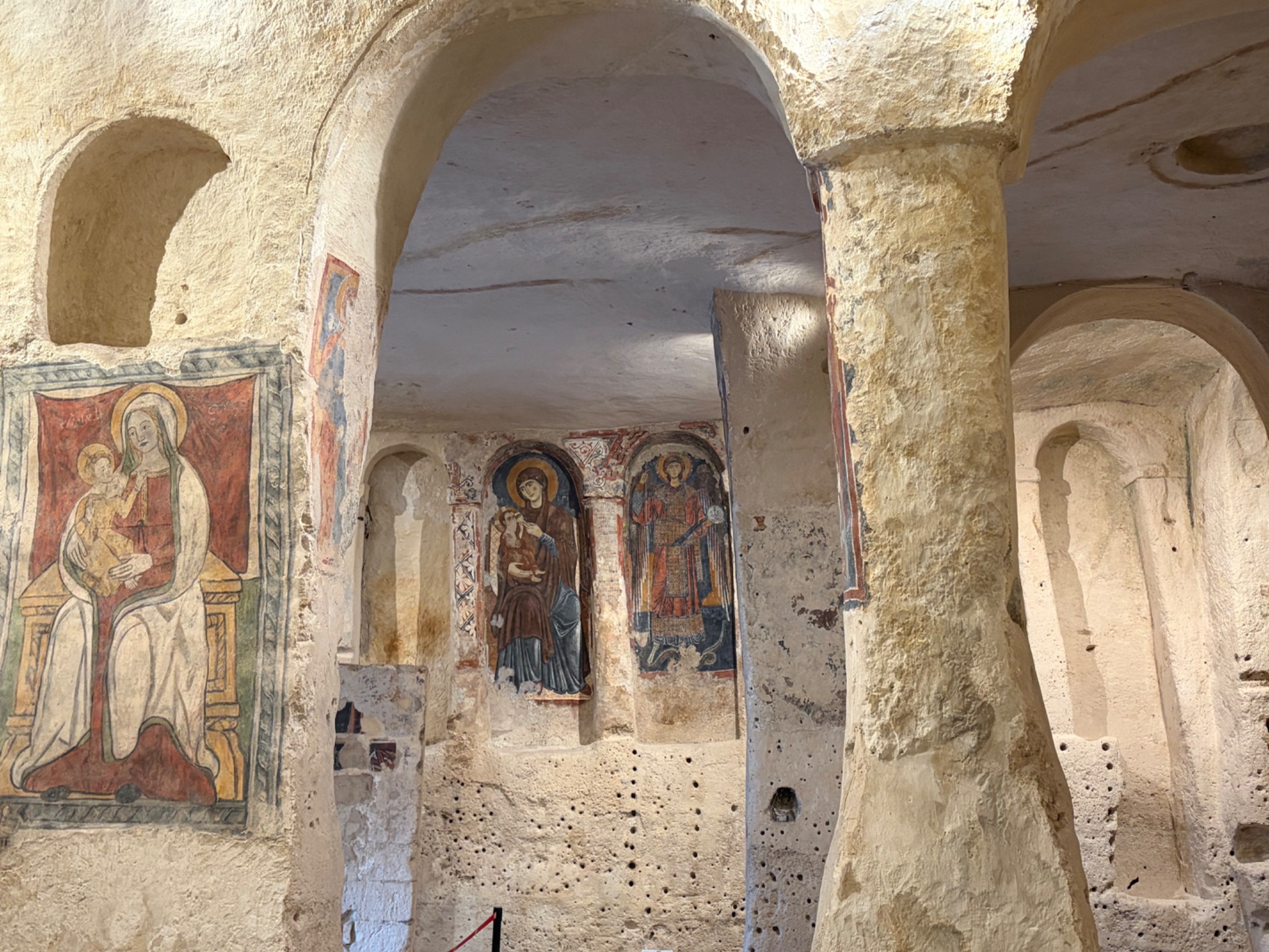 A church inside the Sassi